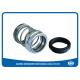 Stainless Steel Balanced Mechanical Seal Single Spring Type FDA Approval