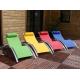 Comfortable Resin Textile Lounge Chair For Balcony Patio Garden