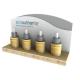 Wood POS SkinCare Product Bamboo Counter Top Display Rack Cleanser Oil Boutique