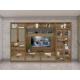 Integral Wall Cabinet Display Shelves And TV Floor Stand With tall made by china closet factory