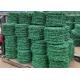 # 12 14 16 Pvc Green Coated Barbed Wire Galvanized For Grassland Fence