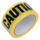 Roll Road Safety Products Yellow PE Warning Tape Thickness 0.05mm