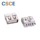 180 Degree USB Male Female Connector White Color For Data Transmission Charging