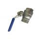 2PC Full Bore Stainless Steel Ball Valve 1000 WOG BSP Thread