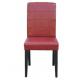 Beech wood red leather/pu  upholstery leisure chair/wooden dining chair/desk chair