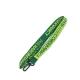 460mm Length Custom Woven Neck Lanyards Light Green Logo With Plastic Hook