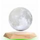 360 spining magnetic levitation floating 3D moon lamp light for gift ,6inch night light