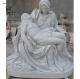 Marble Pieta Statues Stone Garden Religious Sculpture Life Size