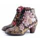 BS037 New Women'S Shoes Top Layer Leather Retro Women'S Leather Boots Original Hand-Painted High Heels Women'S Boots