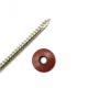 Aisi 316 SS Stainless Steel Chipboard Screws , A4 Torx Pan Painted Head Chipboard Screw T17
