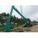 Blue Kobelco Long Arm SK260 18 Meter 3210 Mm Fold Height CE Approved With 0.5 Cum Bucket