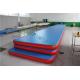 Customized Size Air Trak Gymnastics Mat , Inflatable Exercise Mat Leak Proof