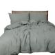 2-2.5kg Stone Washed French Linen Duvet Cover Set Oeko Tex Nature Flax Bedsheet