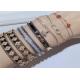 Personalized 18K Gold And Diamond Bracelet For Wife / Girlfriend dubai jewelry wholesale