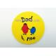 OEM Wholesale Round Mug Coffee Tea Cup PVC Rubber Coaster for Father's Day promotional gifts