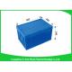 Nestable Collapsible Storage Boxes With Lids , Standard Plastic Shipping Crates