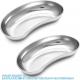 8 Stainless Steel Kidney Tray, Kidney Shaped Emesis Basin, Dental Lab Instruments Surgical Trays, Metal Kidney