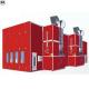 Controlled Air Distribution Big Size Spray Booth With Square Tube Welding Aluminum Frame Small Portable Paint Booth