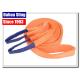 3 Tons 12ft Tow Recovery Strap With Loop Ends , 2 Hooks Recovery Truck Straps