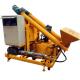 Plastering Get Gypsum Plaster Powder Machine Diesel Mobile Concrete Pump Truck with Mixer 2500 kg