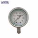 2.5 Liquid Filled Stainless Steel Pressure Gauge Anti Corrosive