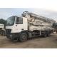 40m 500L Concrete Boom Truck , Used Benz Truck 3 Axle For Construction