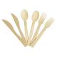 Disposable Bamboo Cutlery Spoon Fork Knife Toothpick Napkin Sets Individually Wrapped