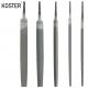 6PCS Round Carbon Steel File Set with Plastic Carrying Case and Customization Round