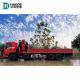 YUCHAI Engine Dongfeng D7 4x8 Truck Mounted Crane with 28T Folding Arm Telescopic Boom