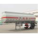 13000L Aluminum Tanker Semi-Trailer with 1 BPW axles for Organic Chemical	  9131GHAL