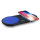 2 In 1 Free Position Wireless Charger , QI  ID 8253 Dual Wireless Charging Pad For Samsung Iphone
