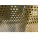 Bright Perforated Aluminum Alloy Sheet Durable for Flooring Dewatering