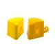 Durable Star Picket Y Fence Post Yellow Plastic Cap For Protection