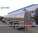 5mm 6mm Stainless Steel Tanker Semi Trailer For Milk Transport