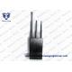 3G 4G Handheld Signal Jammer 220 x 202 x 65mm Black Color For Cell Phone