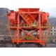 1500 T/H Eco Hopper Rail Mounted Red Color Environmentally Friendly