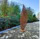 Abstract 0.3m Modern Metal Garden Sculptures 5.1ft Corten Art