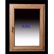 Composite 6063 Wood Aluminum Windows 12mm With Double Glazing for UAE market