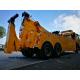 HOWO 50 Ton Heavy Duty Rotator Wreckers Tow Truck With 360 Degree Rotation