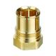 ISO9001 Deburring CNC Machining Brass Parts 0.01mm Tolerance