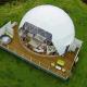 Outdoor Waterproof Inflatable Dome Tent Hotel Modular Tent With Bathroom