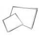 Dimmable 600X600 Flat LED Panel Lights Silver Frame For Indoor Office