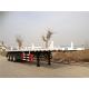 40FT Flatbed Truck 500mm Heavy Duty Semi Trailers