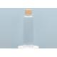 Plastic Clear Bottles BPA Free Squeezable With Disc Cap