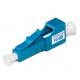 High Return Loss Fiber Optic Attenuator , Fiber Attenuator Lc Blue Color