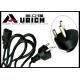 3 Pin To IEC 320 C13 Denmark Power Cord , Power Supply Power Cable