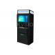 License Printing Customer Service Kiosk , Multimedia Kiosk With Metal Keyboard