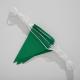 PVC Triangle Custom Made Pennants Flags Green Safety For Construciton And Roadway
