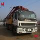 52M 10 Wheel Used Concrete Pump Truck With Isuzu Chassis