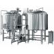 Professional 2MM - 3MM 2 Vessels Brewhouse For Craft Beer Making